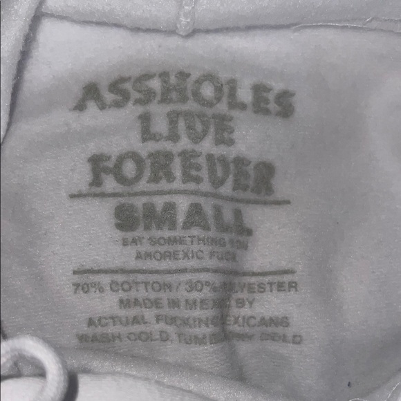 White Graphic Hoodie- Free gift with purchase! - Picture 7 of 9